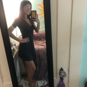 dark grey dress